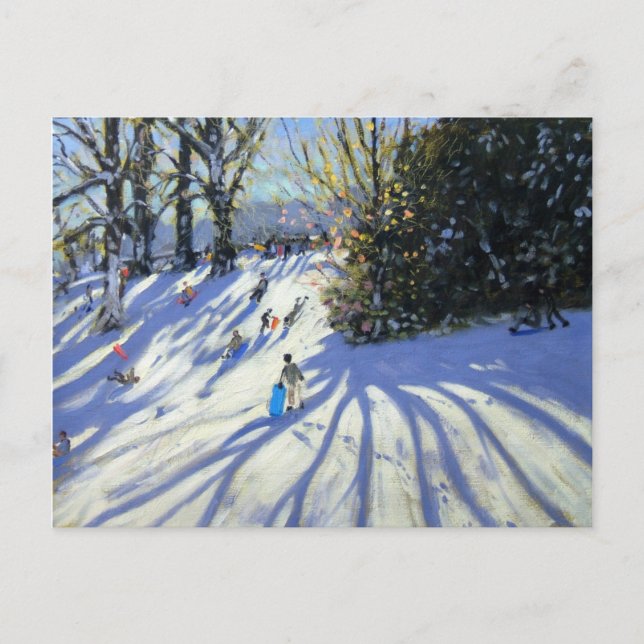 Early snow Darley Park Postcard (Front)