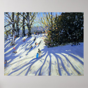 Early snow Darley Park Poster