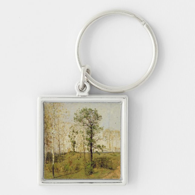 Early Spring at Weimar, 1876 Key Ring (Front)
