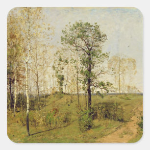 Early Spring at Weimar, 1876 Square Sticker