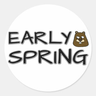 Early Spring Classic Round Sticker