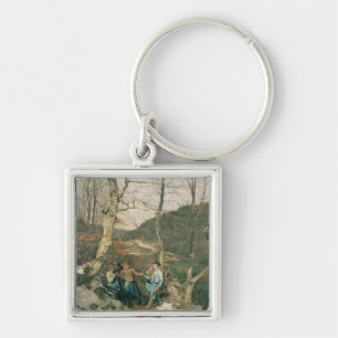 Early Spring in the Vienna Woods Key Ring