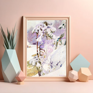 Early spring, Pekka Halonen Fine Art Poster