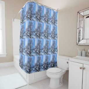Early Springtime Tree Bones-4030491 Shower Curtain