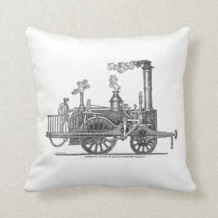 Early Steam Locomotive Cushion