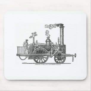 Early Steam Locomotive Mouse Pad
