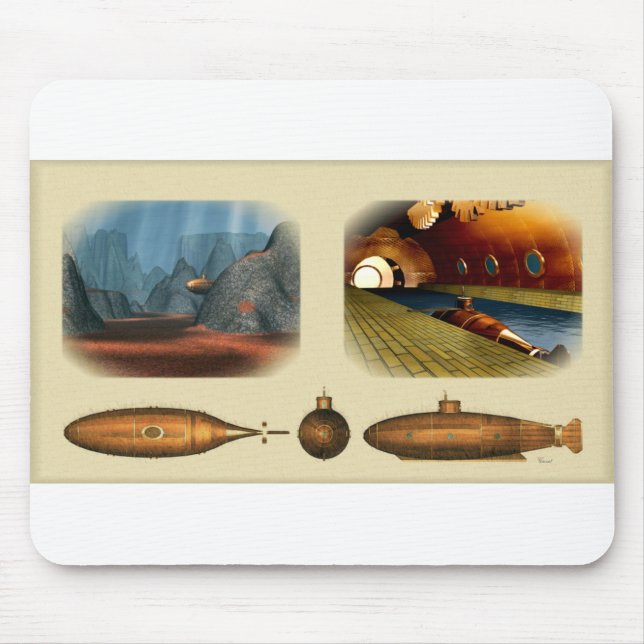 early submarine mouse pad (Front)