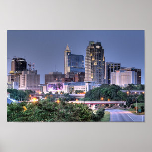 Early Summer Evening - Raleigh, North Carolina Poster