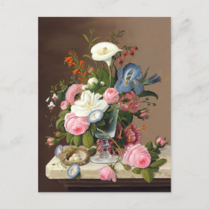 Early Summer Flowers , Severin Roesen Postcard