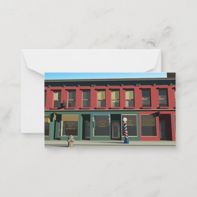 Early Sunday Morning Card (Front)