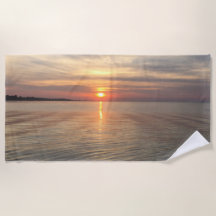 Early Sunset Beach Towel