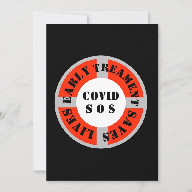 Early Treatment Saves Lives  Invitation (Front)