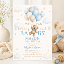 early Wait Baby Shower | Teddy Bear Baby 