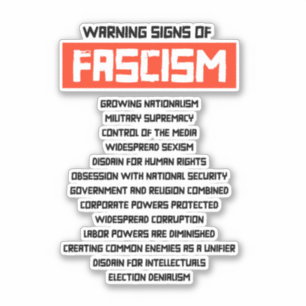 Early Warning Signs of Fascism