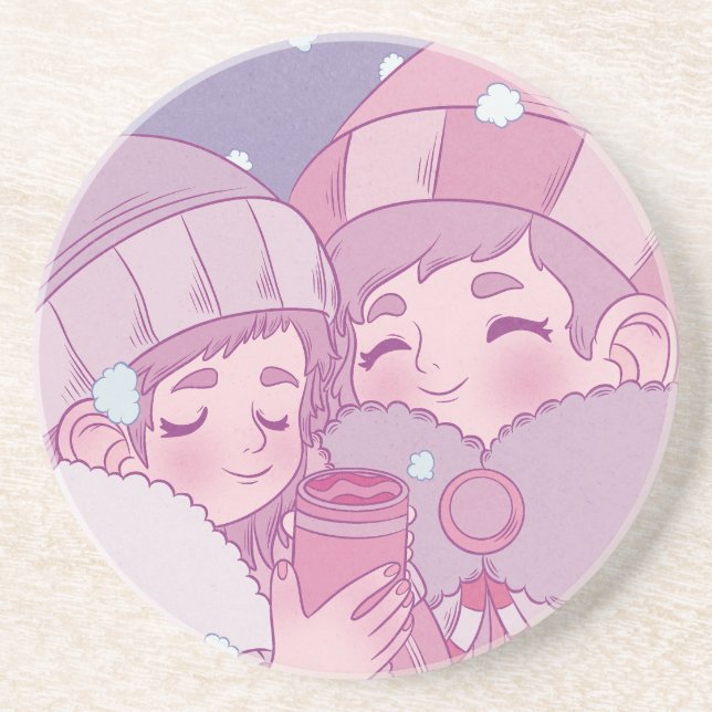 Early Winter Snowfall Coaster (Front)