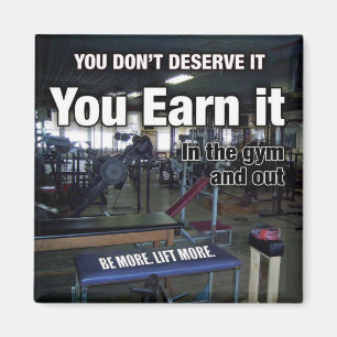 Earn It - Workout Motivational Magnet