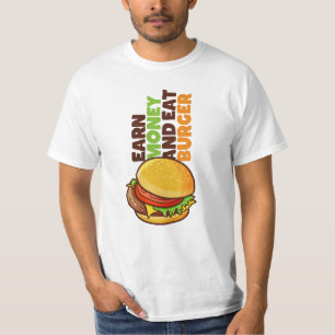 Earn Money and Eat Burger Men's T-Shirts
