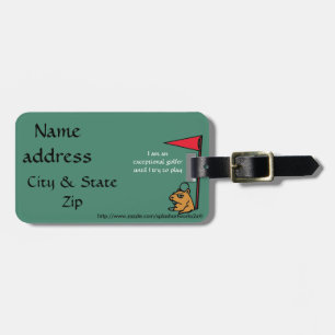 "Earn my BREAD & PUTTER" Luggage Tag