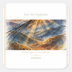 Earn the Dopamine Runner Sticker