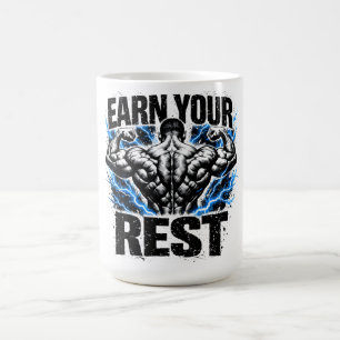 Earn Your Rest – Reward Recovery Gym Coffee Mug
