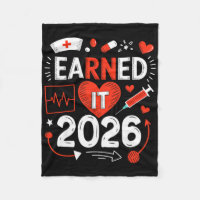 Earned It 2026 For Nurse Graduation Or Rn Lpn Cl O