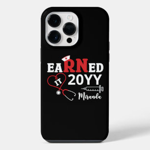 Earned It Personalised Graduation Gifts For Nurses iPhone 14 Pro Max Case