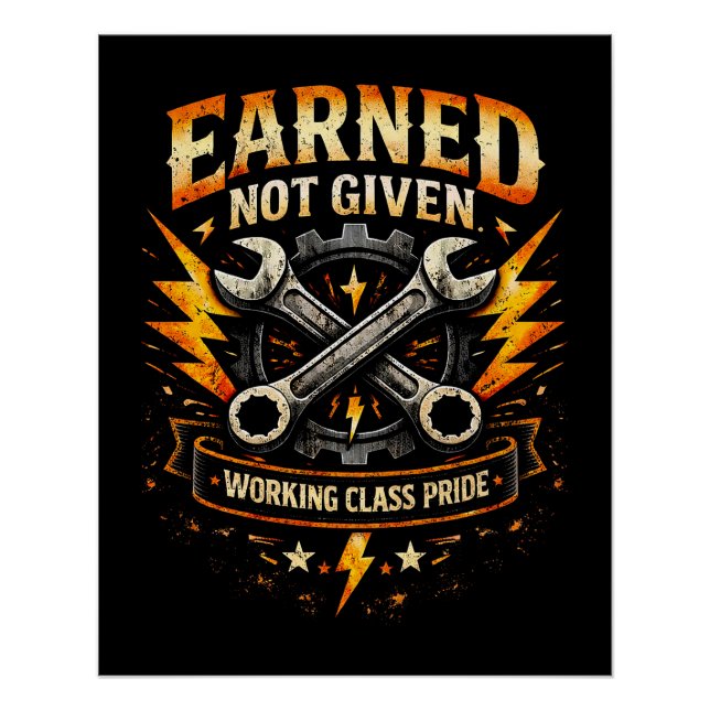 Earned Not Given Poster (Front)