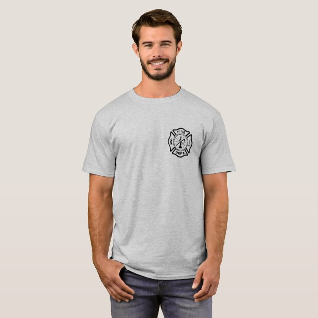 Earned Title of the Bravest Firefighter T-Shirt (Front Full)