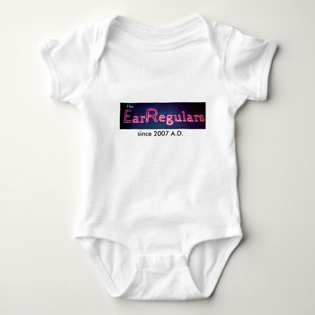 EarRegulars deluxe white t-shirt (Front)