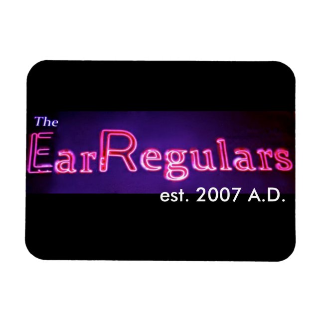 EarRegulars fridge magnet (Horizontal)