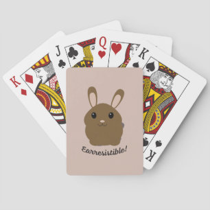 Earresistible Bunny Playing Cards