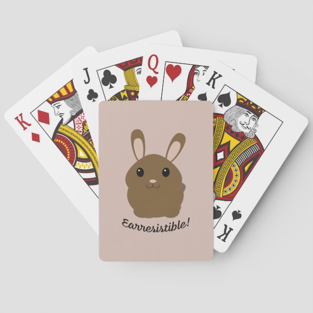 Earresistible Bunny Playing Cards (Back)