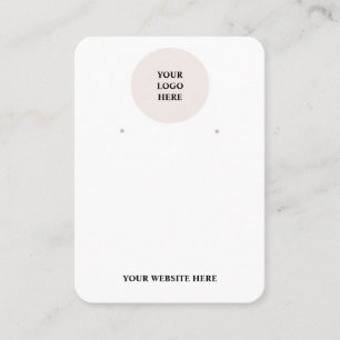 Earring Card Display 3.5" x 2.5"