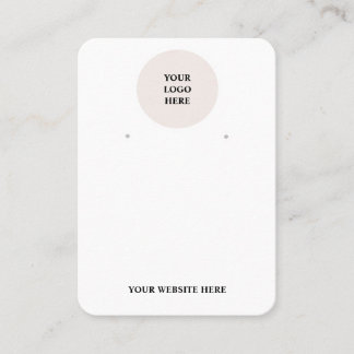Earring Card Display 3.5" x 2.5"