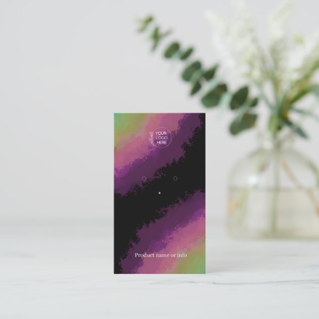 Earring Display Card |colourful Jewelery Display (Standing Front)