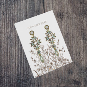 Earring Display Card • Earthy Floral Social Media