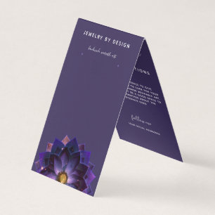 Earring Display, Mystical Lotus Mandala Crafters Business Card