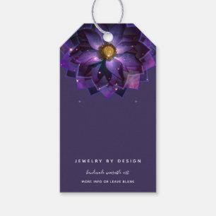 Earring Display, Mystical Lotus Mandala Crafters Gift Tags