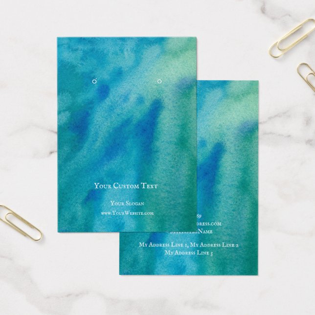 Earring Jewellery Display Card, Spring Nature Art (Office)