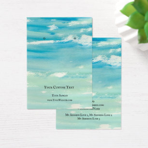 Earring Jewellery Display Card, Spring Sky Artwork