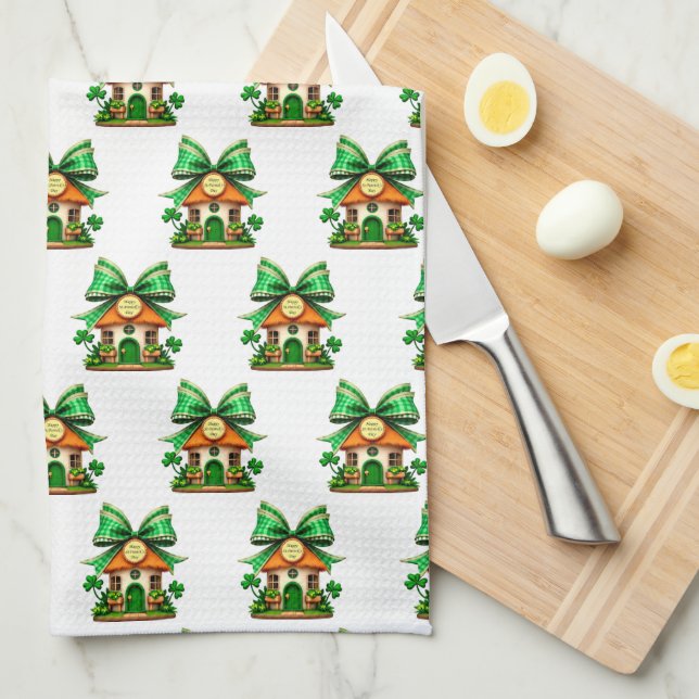 Earrings Tea Towel (Quarter Fold)