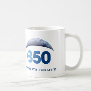 Earth 350 coffee mug
