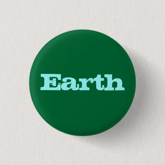 Earth 3 Cm Round Badge