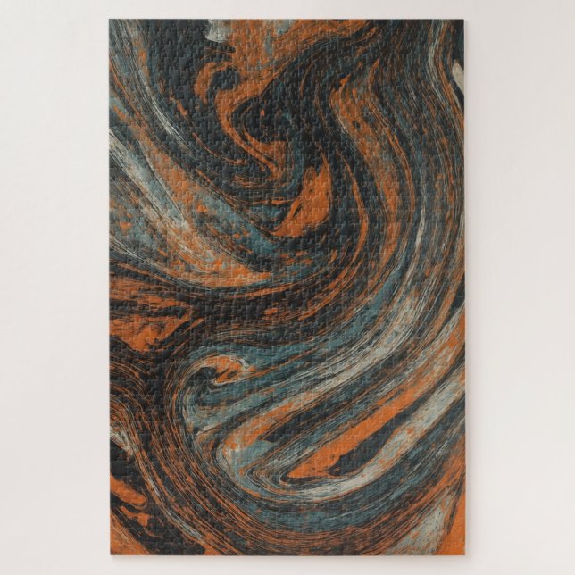Earth Abstraction Jigsaw Puzzle (Vertical)