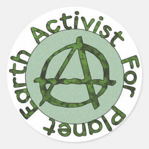 Earth Activist Classic Round Sticker