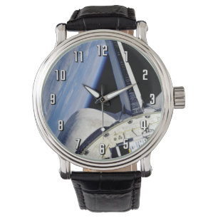 Earth and Moon from Space Shuttle Discovery Watch