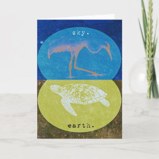 Earth and Sky Greeting Card