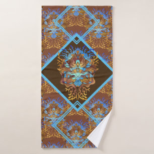 Earth and Sky Mandala Bath Towel Set