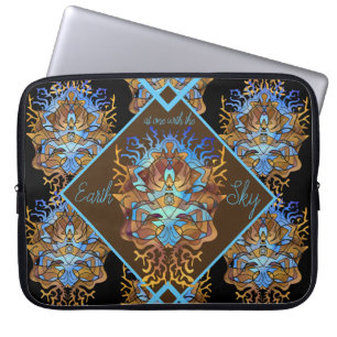 Earth and Sky Mandala Laptop Sleeve