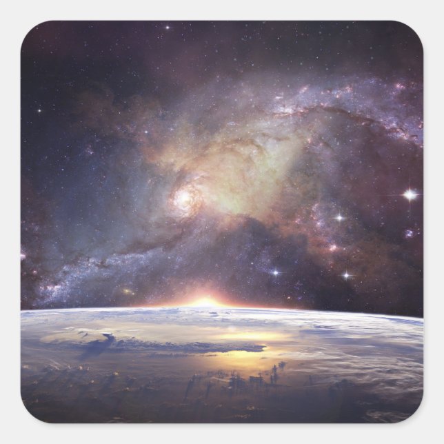 earth and space stickers (Front)